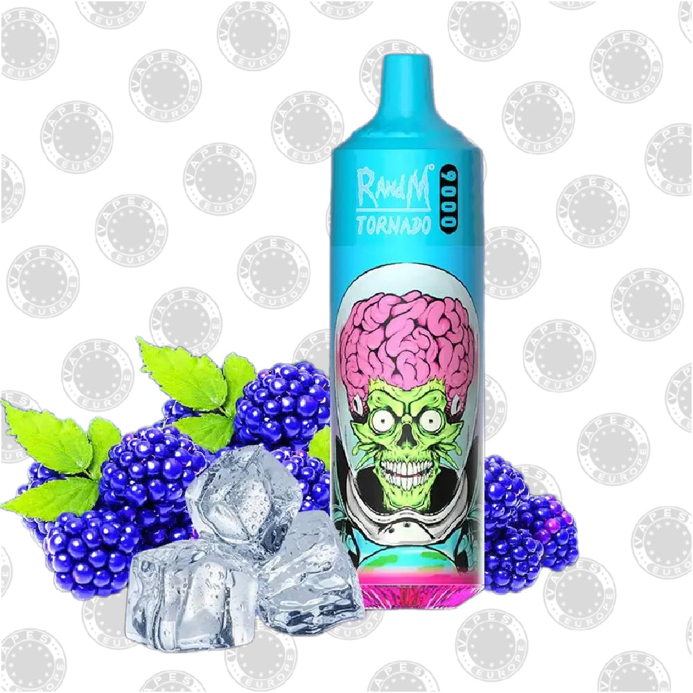 RandM Tornado 9000 - Blue Razz Ice