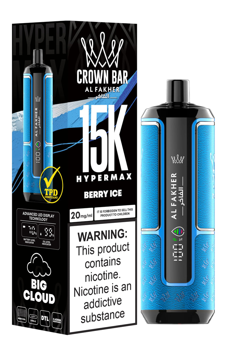 Al Fakher Crown Bar 15K Hypermax | Box of 10