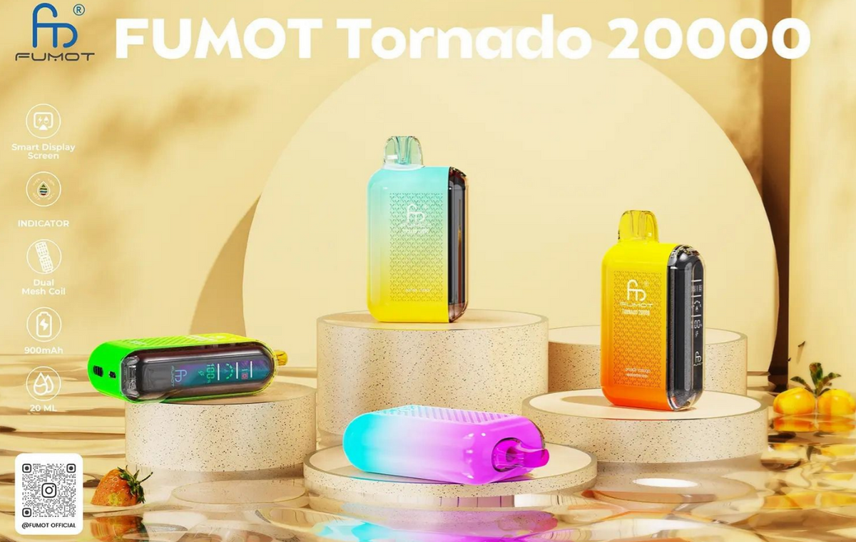 20000 vape tornado Fumot RandM Tornado 20000 20K Puffs Original Dual Mesh Disposable vape main image 0