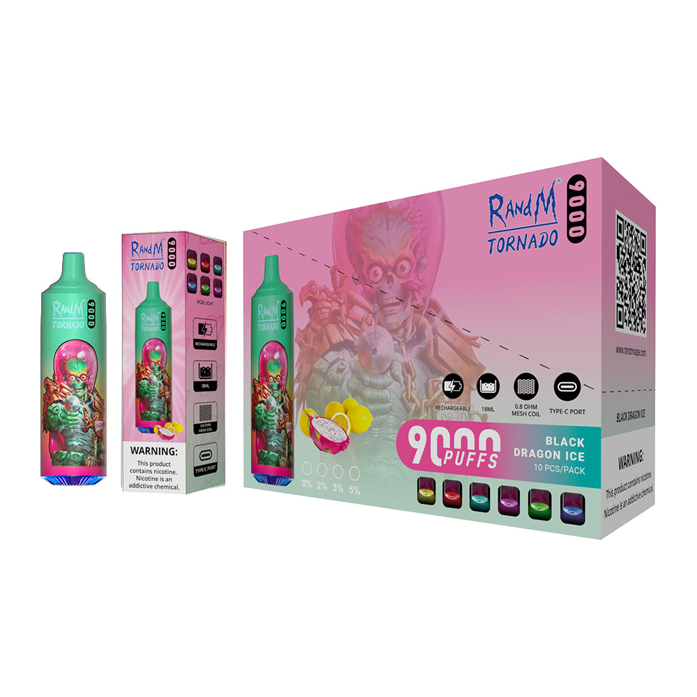 RAndM Tornado 9000 Disposable E Cigarette | 10,30 Only RAndM Tornado 9000 Disposable E Cigarette | 10,30 Only