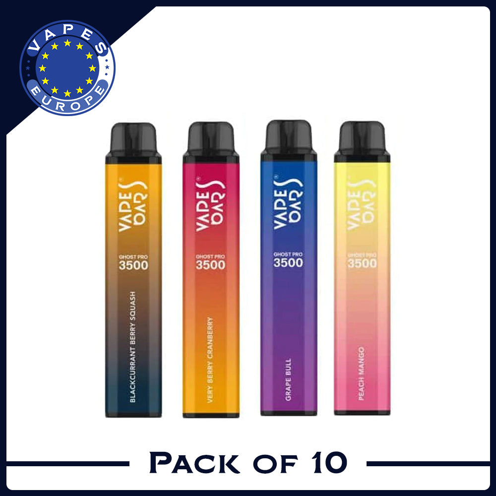 Ghost Pro 3500 (Box of 10) | 25+ Flavours | 89,99