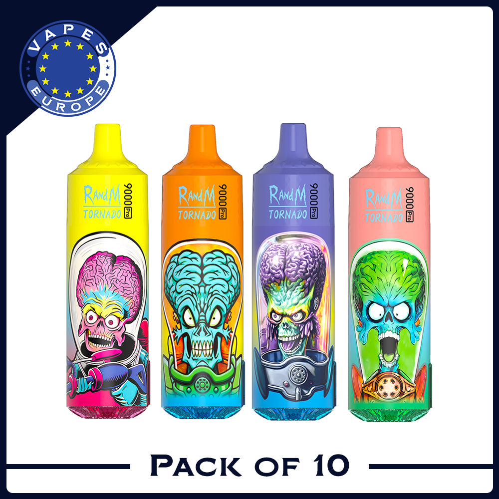 Randm Tornado 9000 Pro Puffs Disposable Vape Box Of 10 | 99.99 Randm Tornado 9000 Pro Puffs Disposable Vape Box Of 10 | 99.99