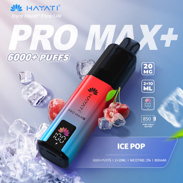Hayati Pro Max+ 6000 Disposable Vape Box of 10