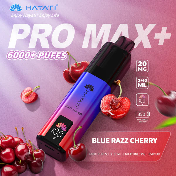 hayati vape 6000 puffs price Hayati Pro Max+ 6000 Disposable Vape Box of 10